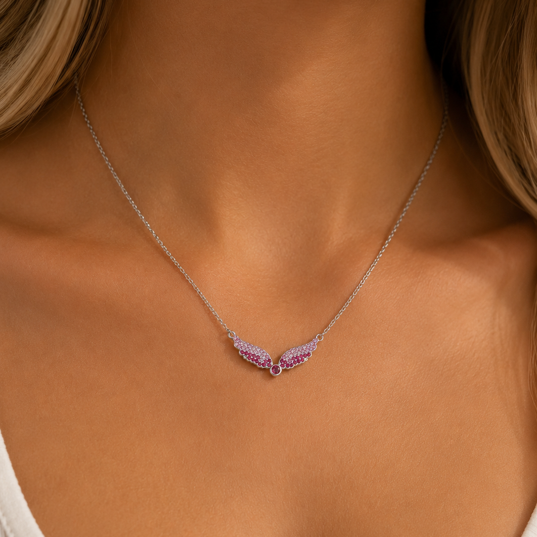 Rose Wings Necklace
