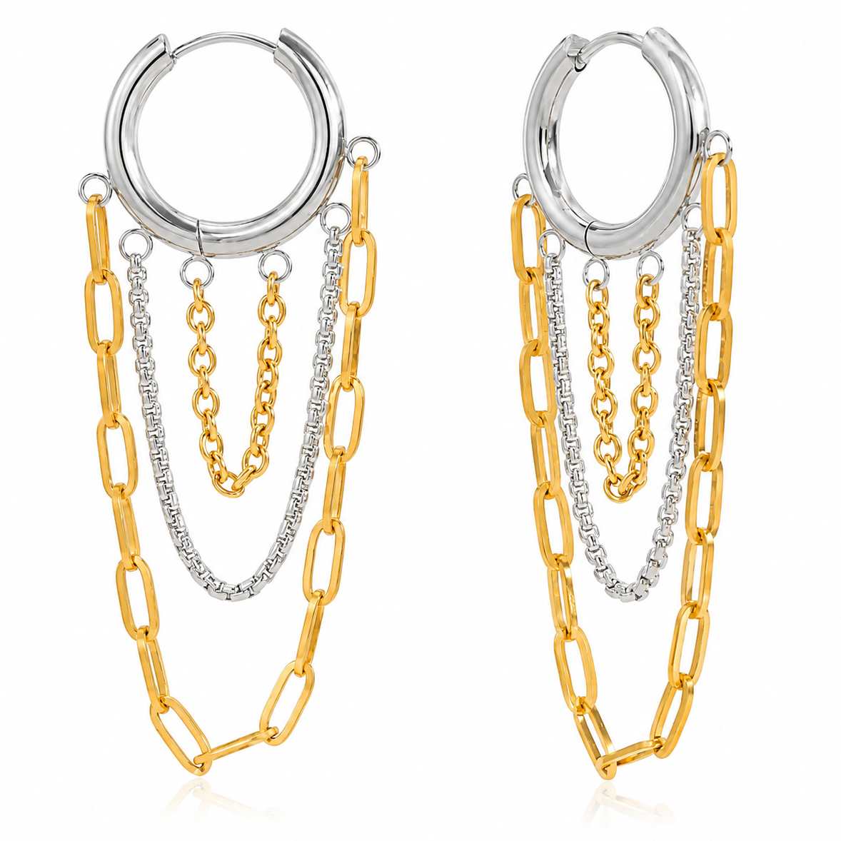 Statement Link Earrings