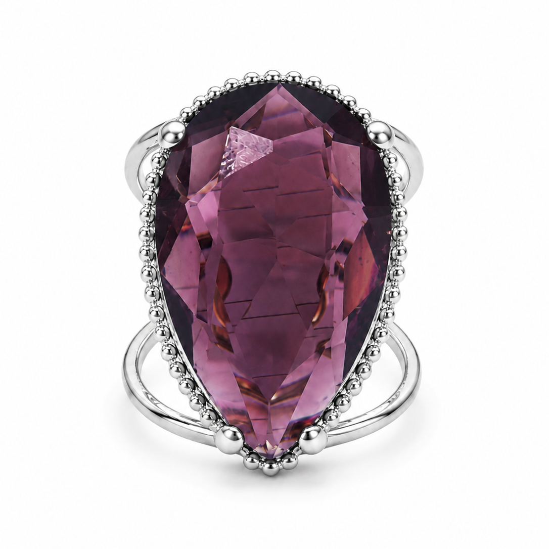 Burgundy Muse Ring