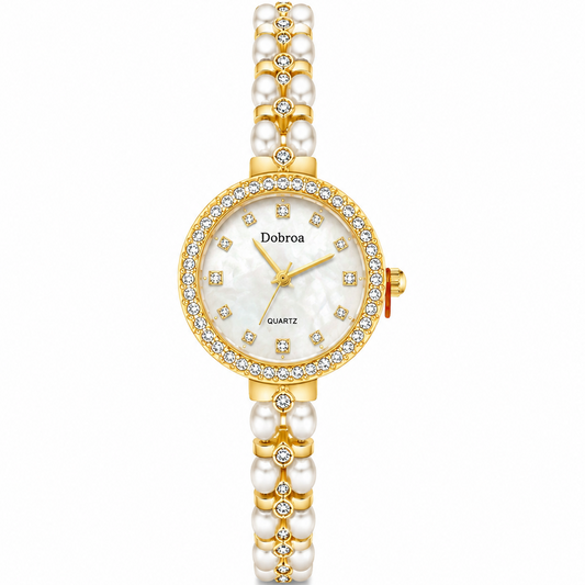Luxury Pearl & Crystal Watch Collection