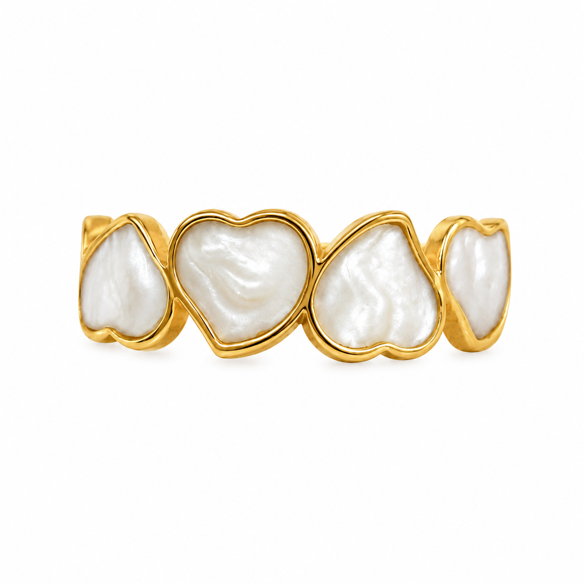 Golden Pearl Ring