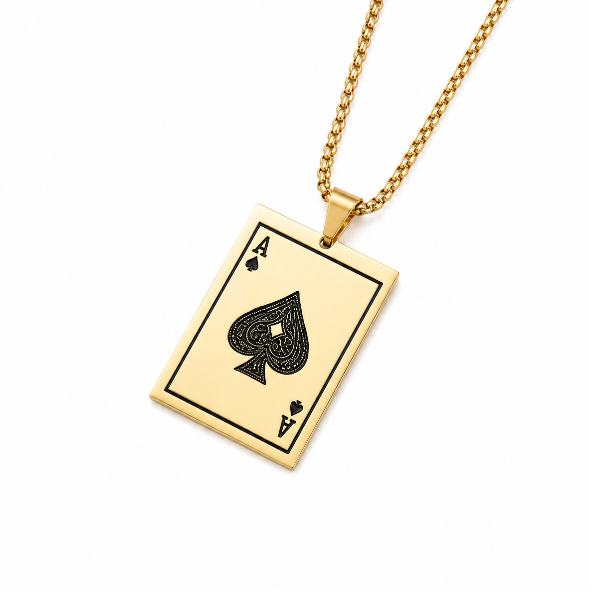 Ace of Spades Necklace