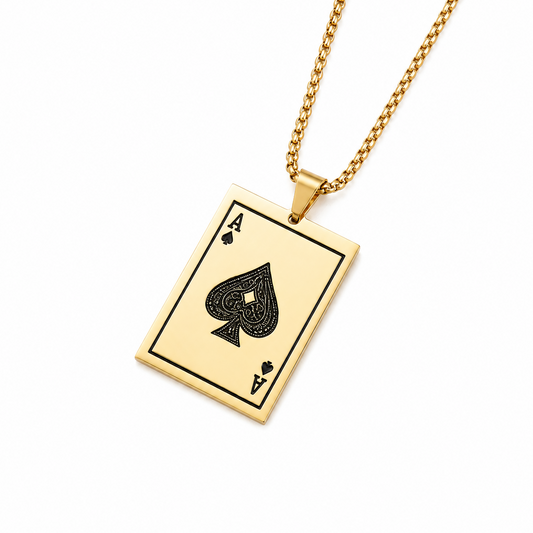 Ace of Spades Necklace