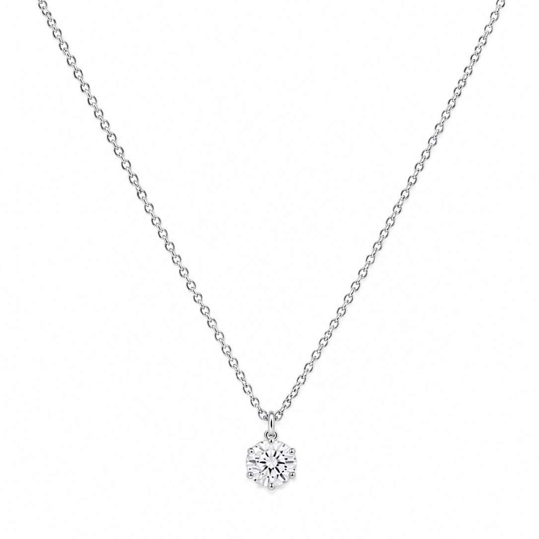 Solitaire Spark Necklace