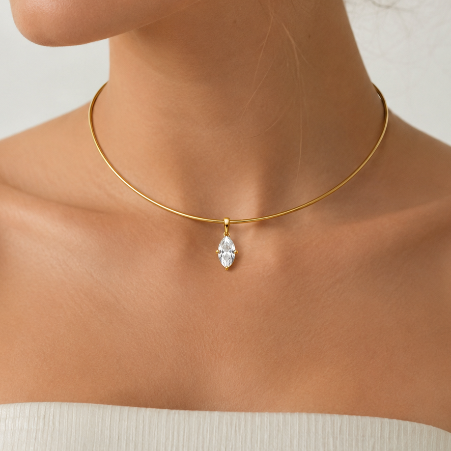 Choker Circle Crystal