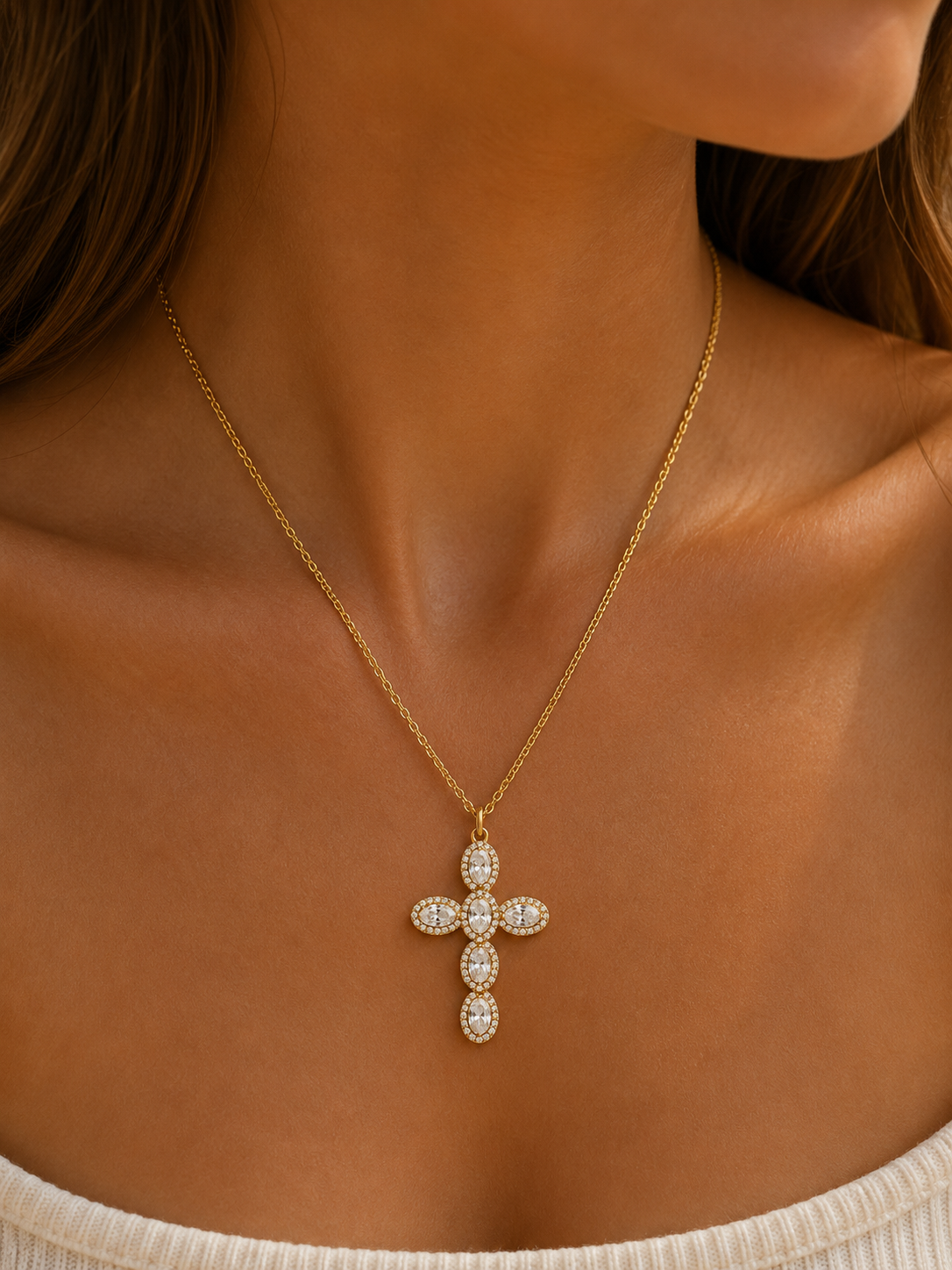 Royal Cross Necklace