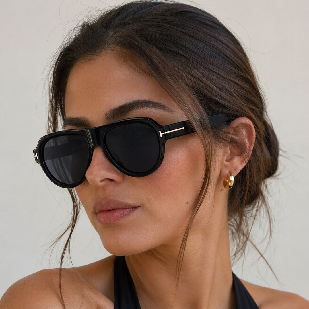 Monaco Black Sunglasses