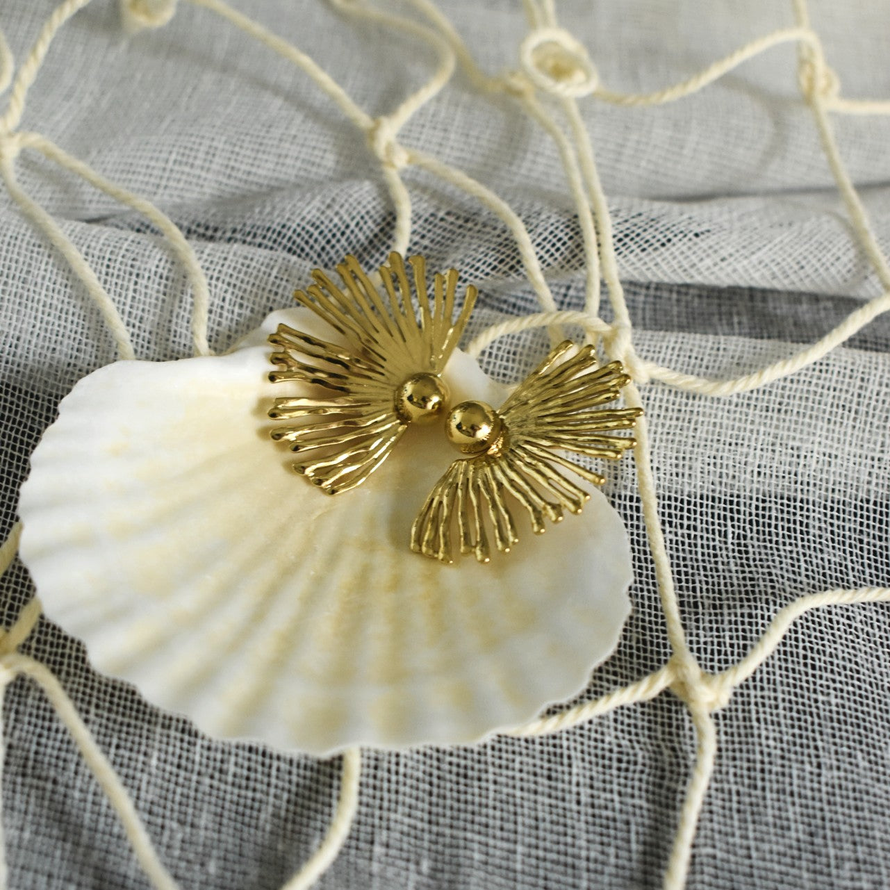 Radiance Fan Earrings