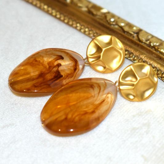 Golden Wave Earrings