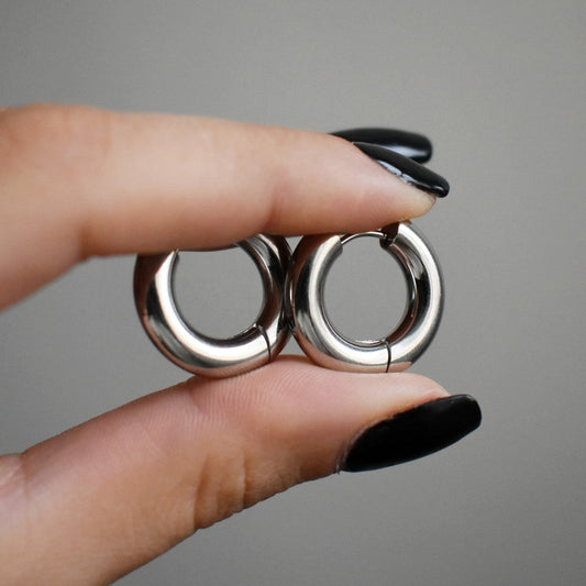 Chunky Hoop Earrings