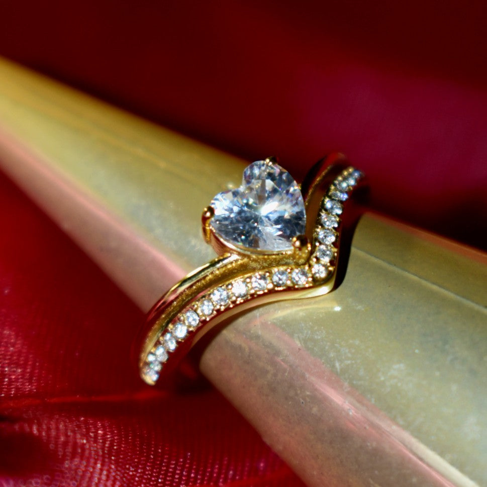 Holiday Heart Ring