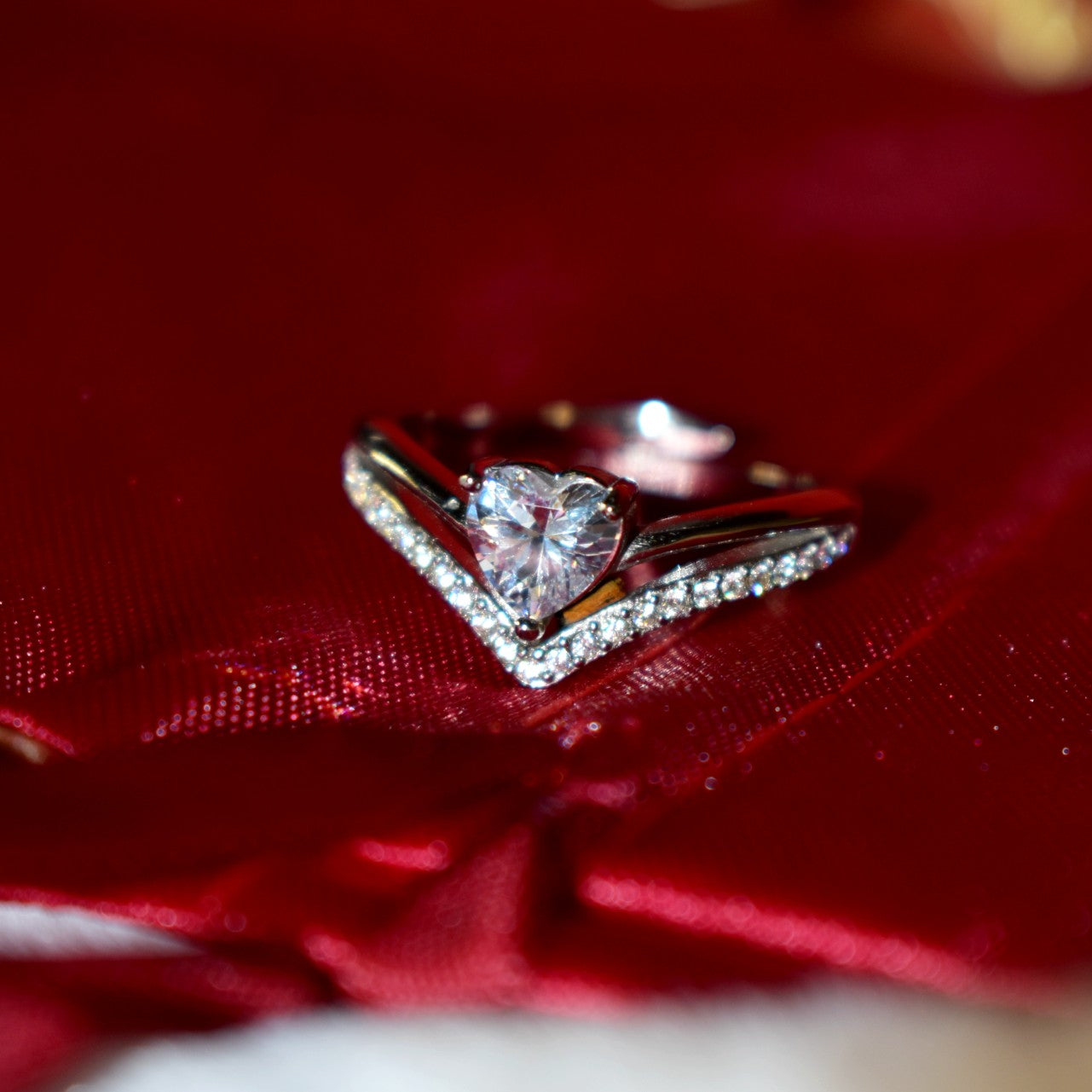 Holiday Heart Ring