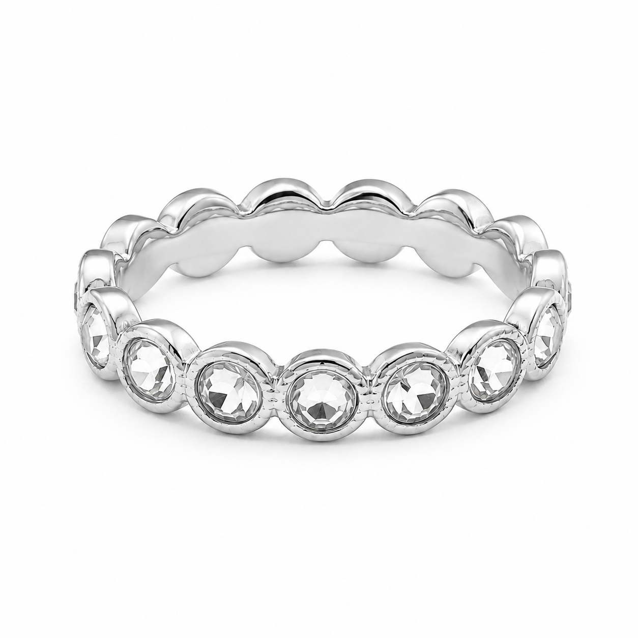 Crystal Eternity Ring