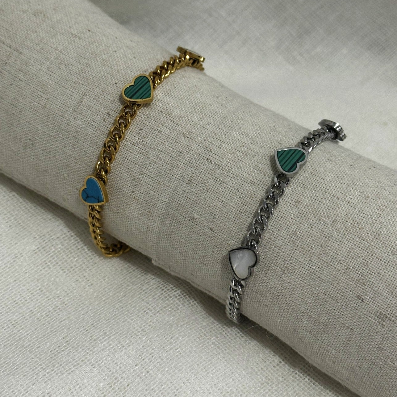 Heart Chain Bracelet