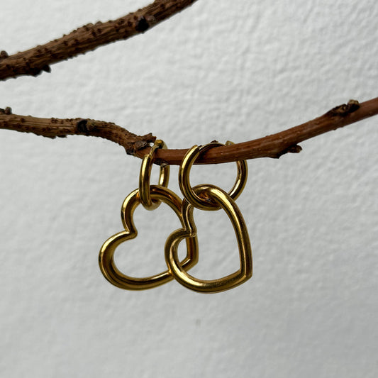 Heart Drop Earrings