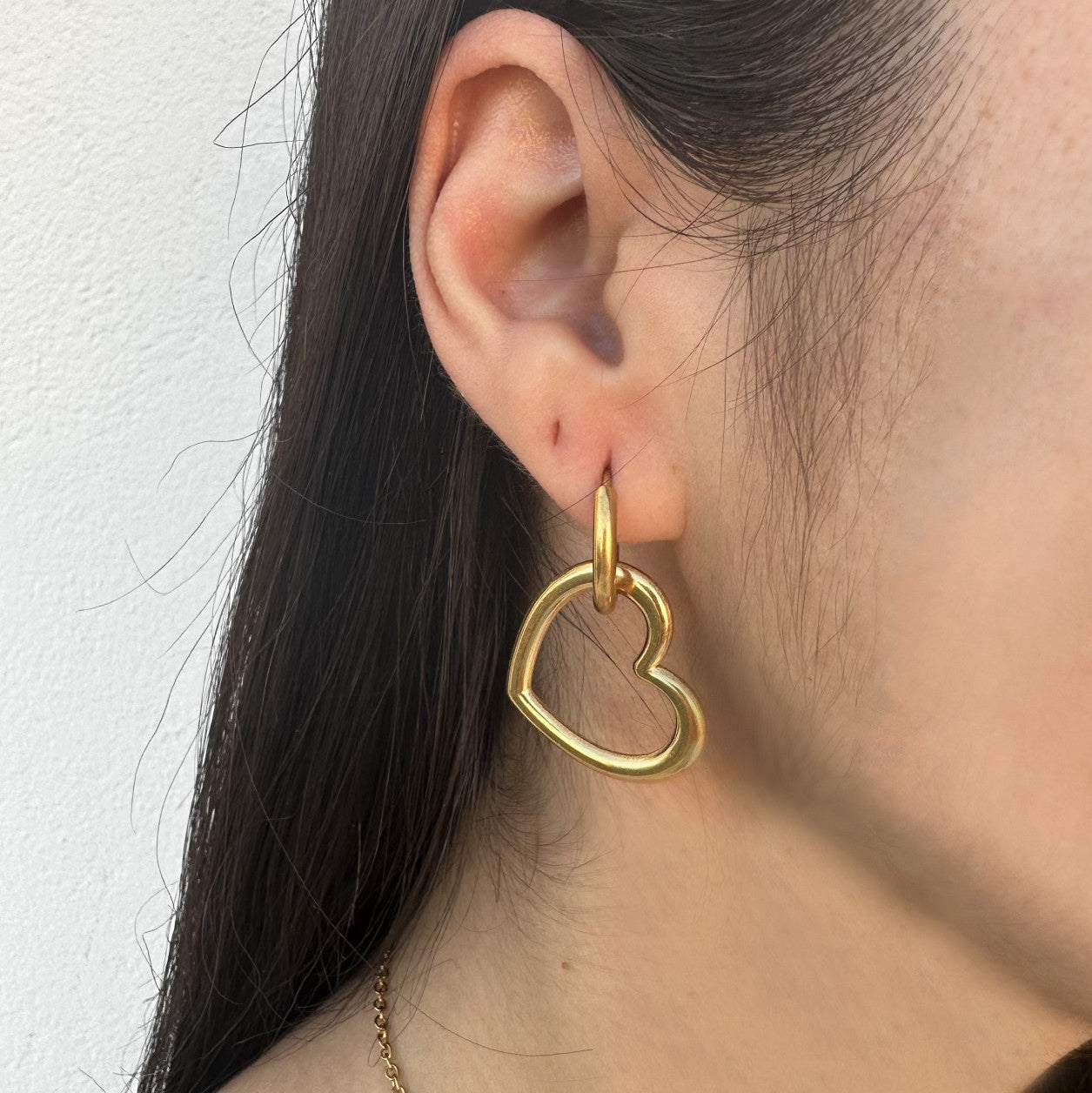 Heart Drop Earrings