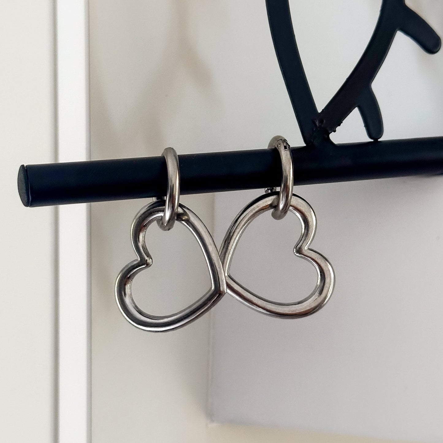 Heart Drop Earrings