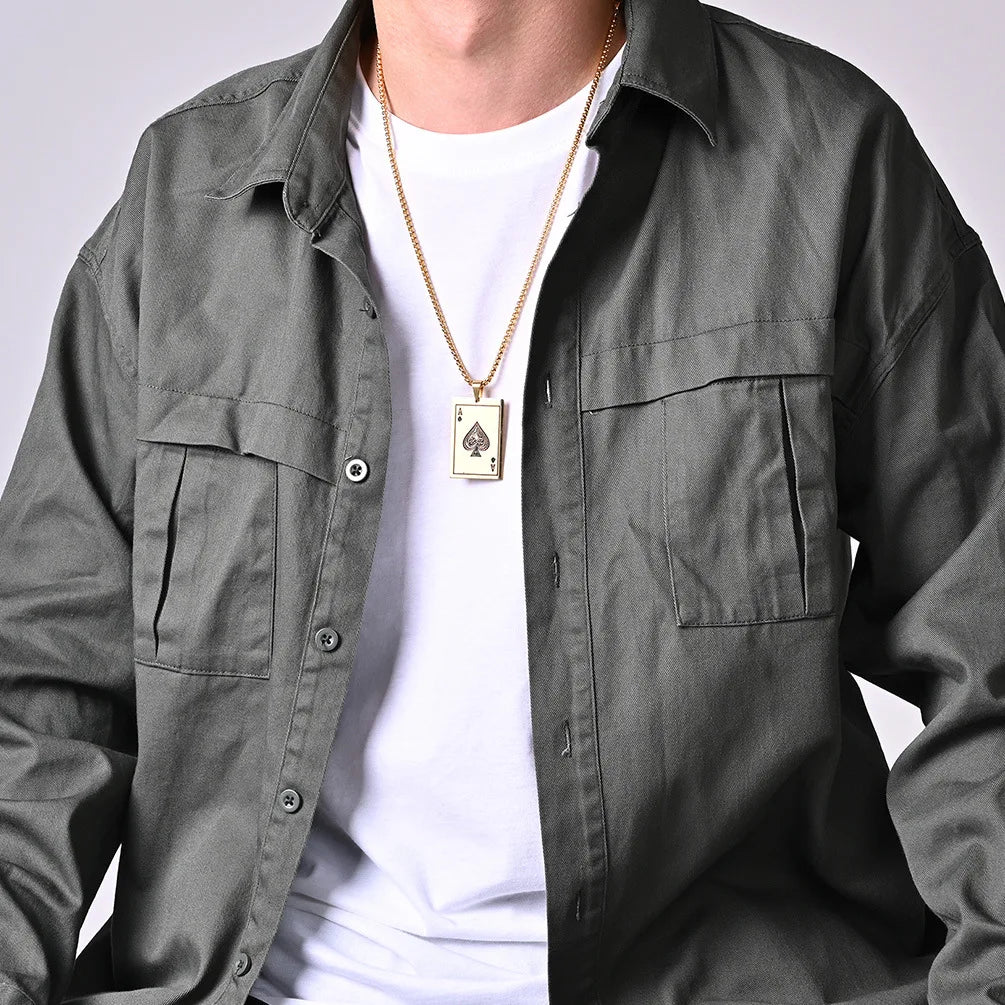 Ace of Spades Necklace