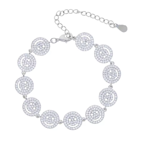 Smiley Zircon Bracelet
