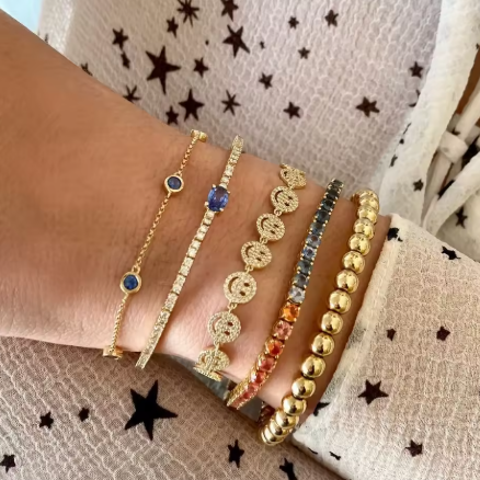 Smiley Zircon Bracelet