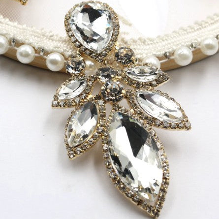 Luxe Teardrop Crystal Earrings
