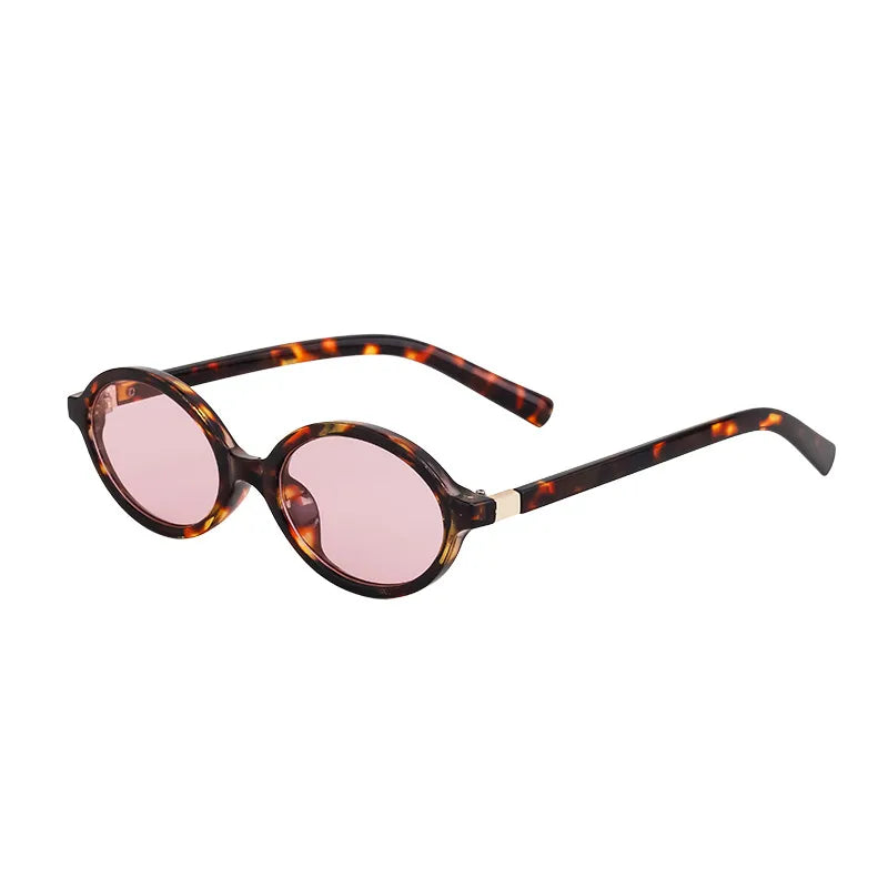 Retro Round Havana Sunglasses