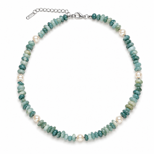 Turquoise Pearl Necklace