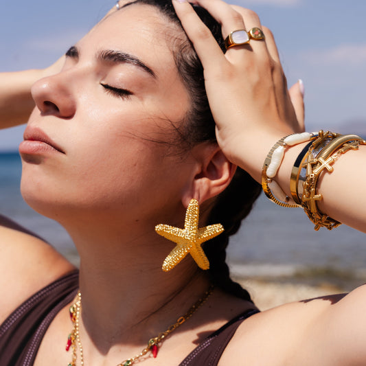 Starfish Shine Earrings